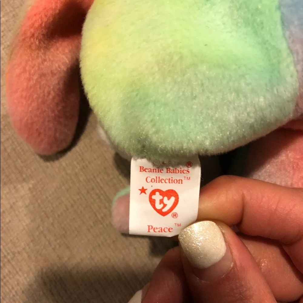 Peace TY Beanie Baby - Picture 5 of 6
